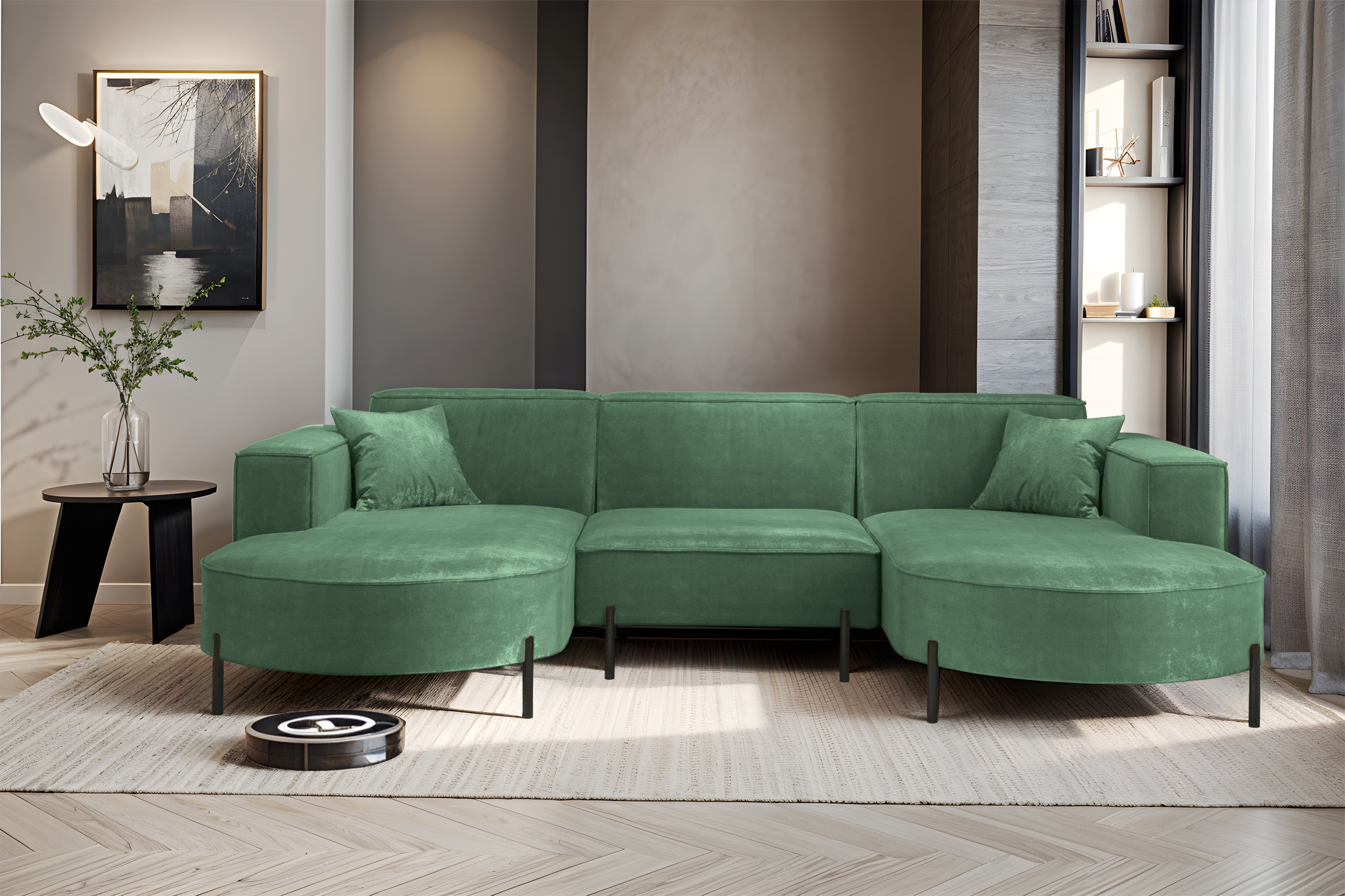 Parma U Hills Ecksofa U-Form